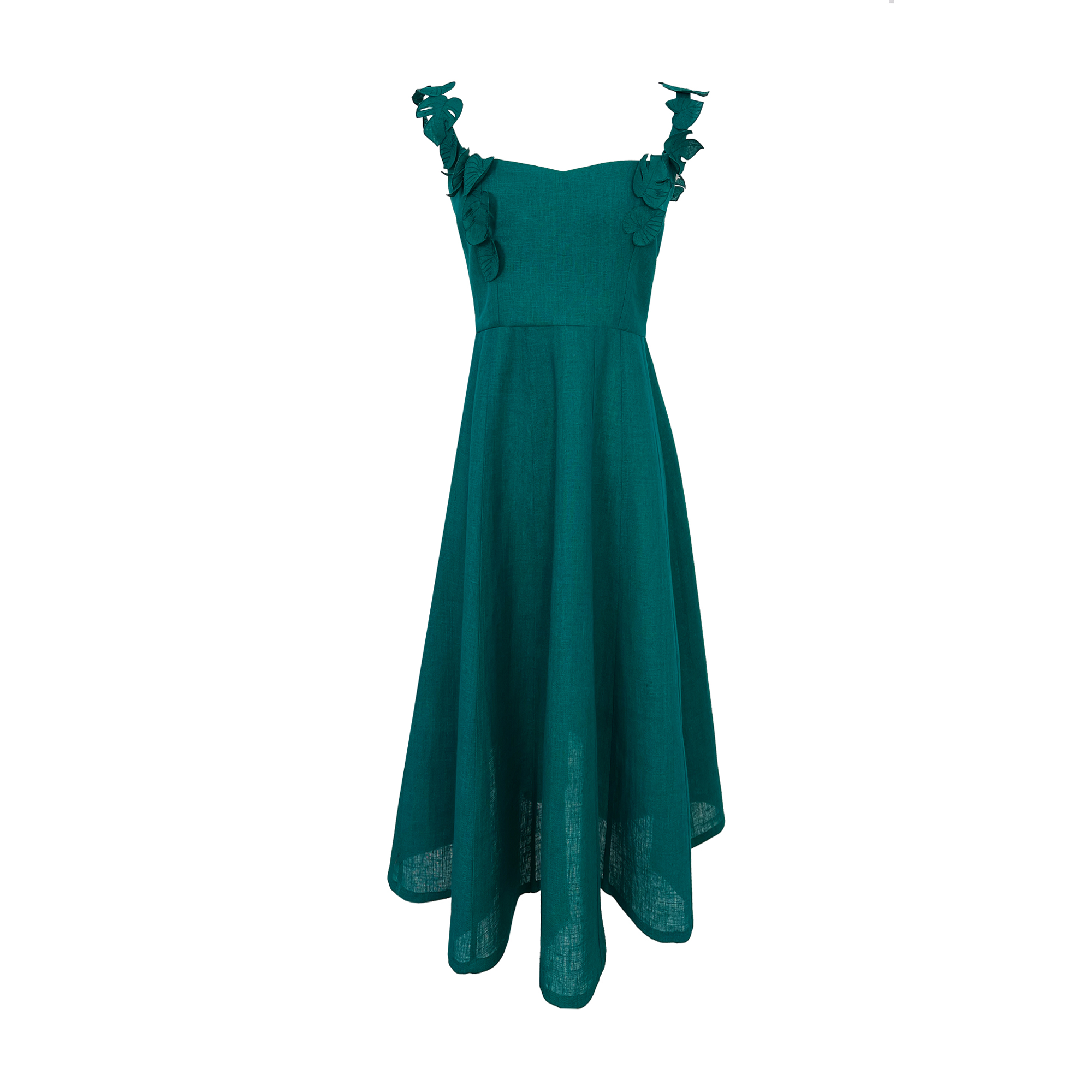 Monstera Dress Calf Length L Monstera Dress Calf Length L